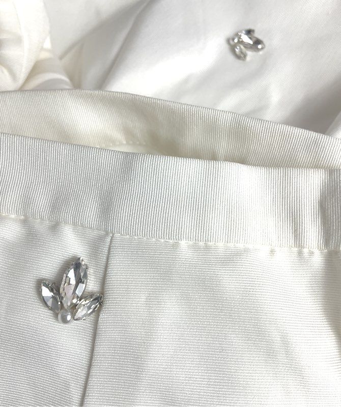 Before By Sarah Seven Ursula Two Piece Dress Set White 8