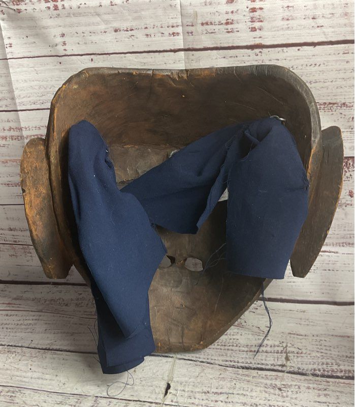 Vintage Handcrafted Wooden Nepalese Jakhri Mask
