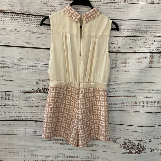 Elisabetta Franchi My Little Girl Beige Pink Logo Design Romper Size Girls 12?