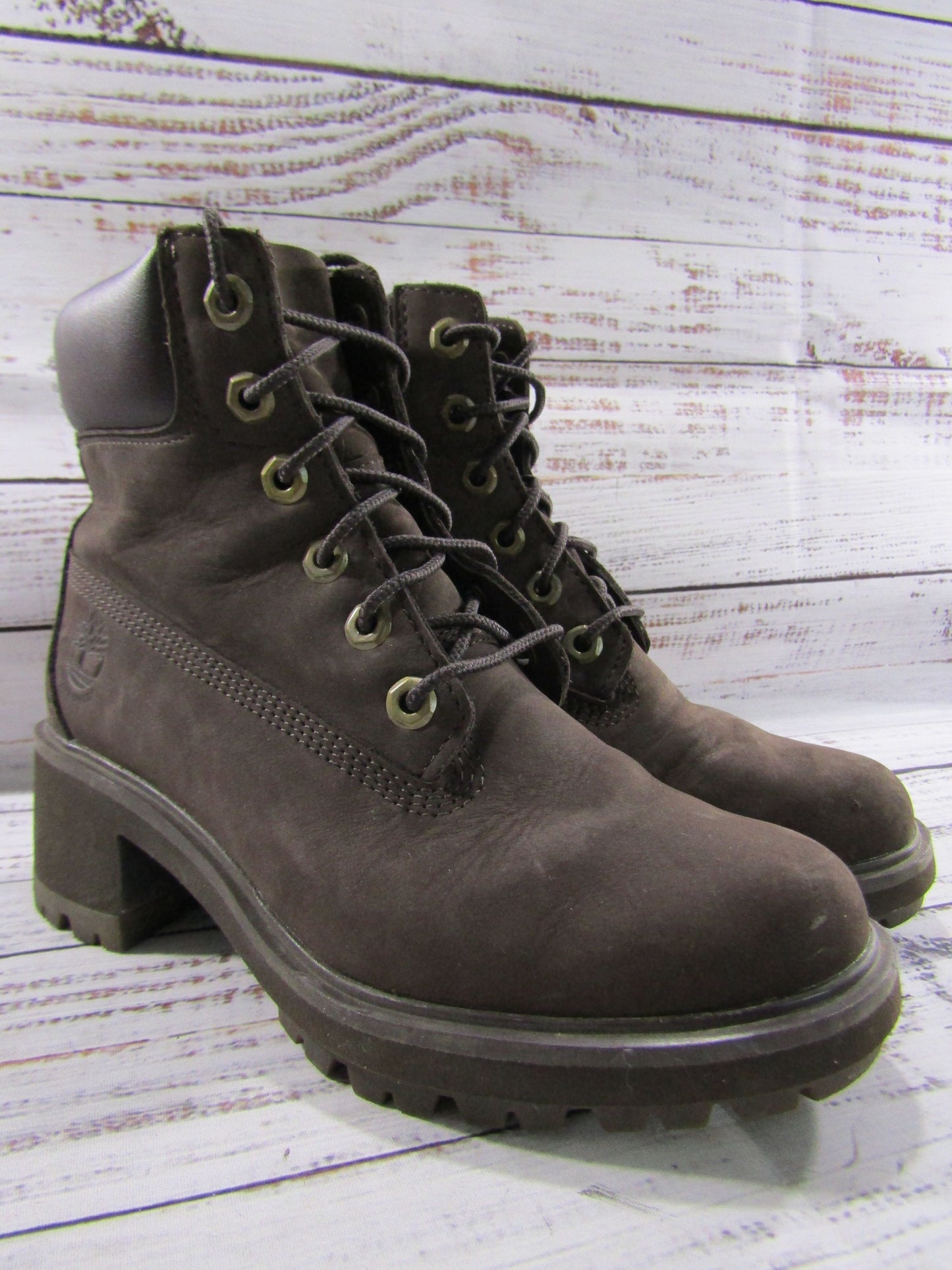 Timberland Kinsley Women's Brown Suede Ankle Boots Size 6