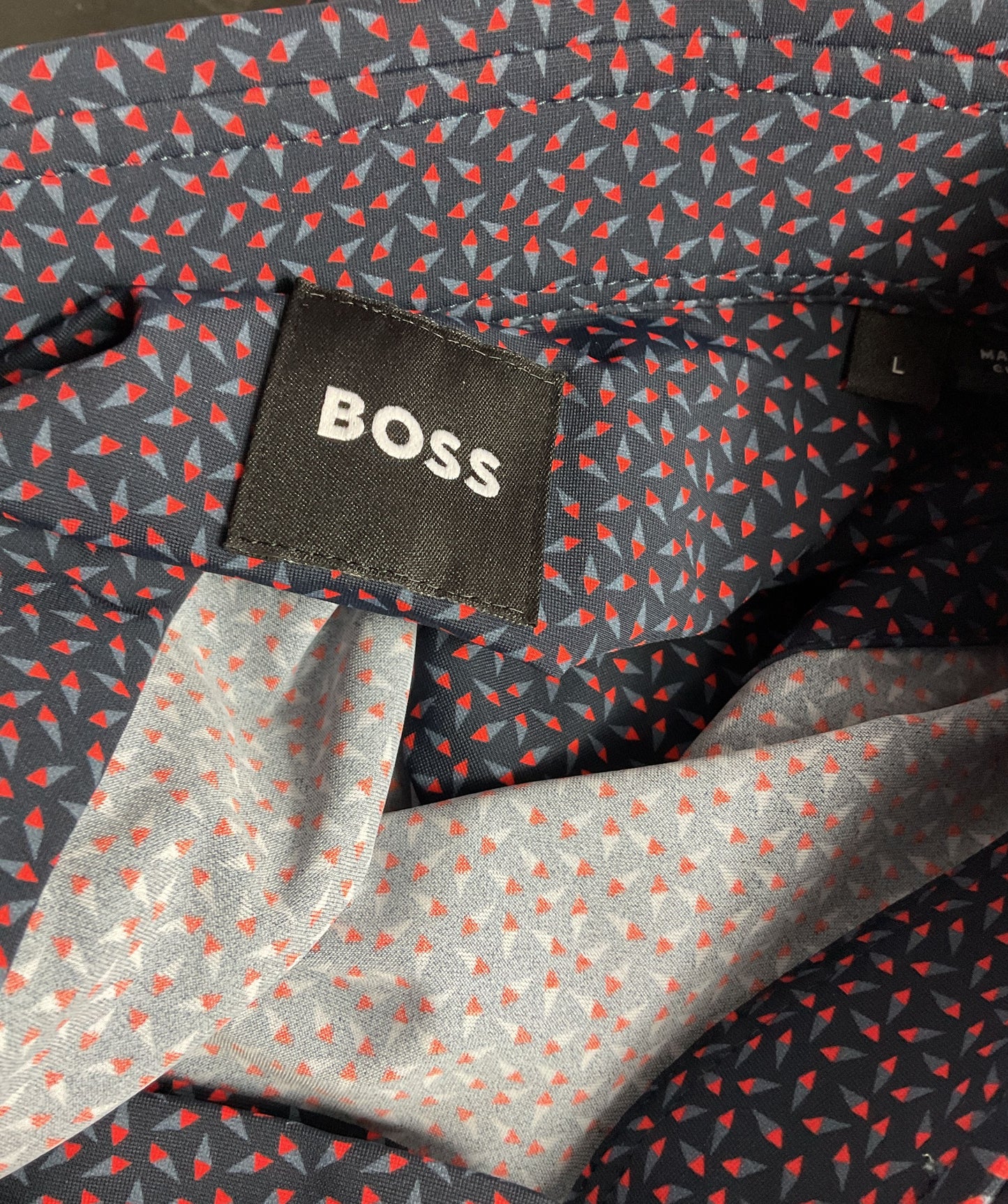Boss Hugo Boss Roan Performance Dress Shirt Multicolor L