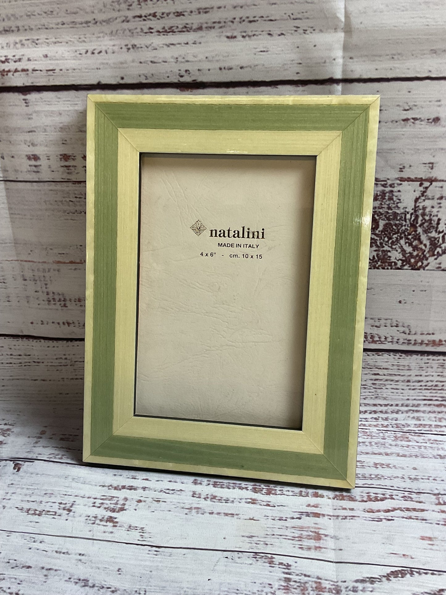 Natalini Green Picture Frame 4 X 6"