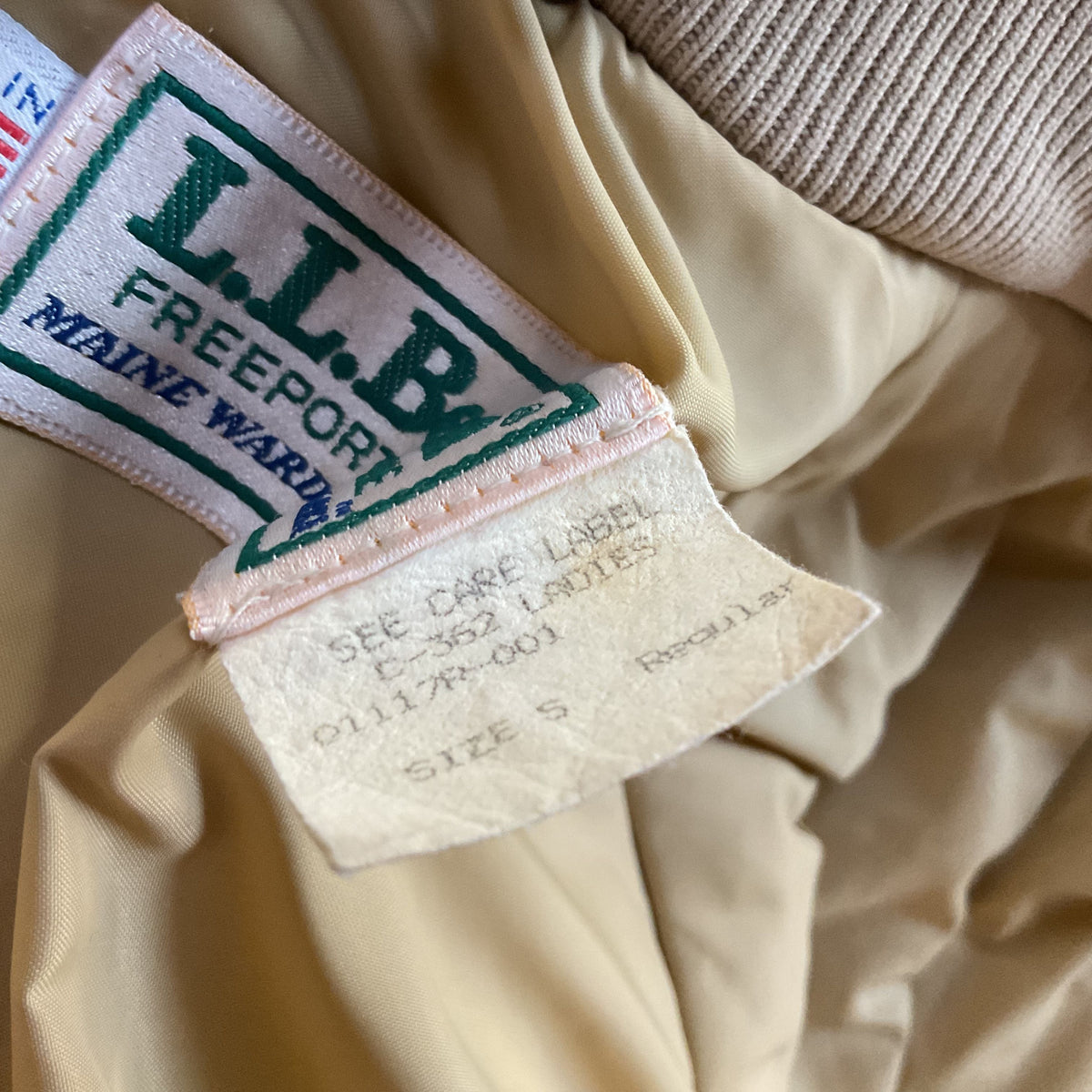 L.L. BEAN Women's Green Hooded Drawstring Waist Parka Coat- SZ S