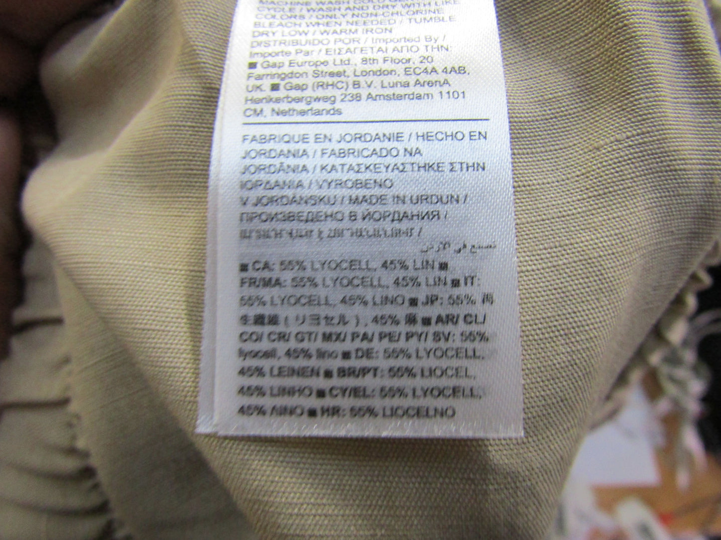 Banana Republic Women's Beige Linen Blend Shorts Size L