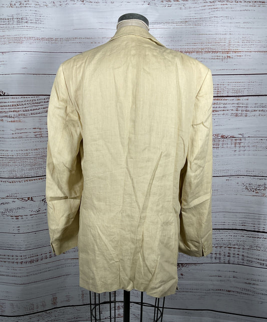 Boss Hugo Boss Pure Linen Blazer Beige 48