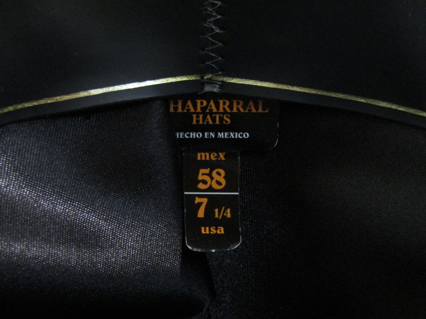 Chaparral Men's Black Sheep Wool Western Hat Size 7 1/4
