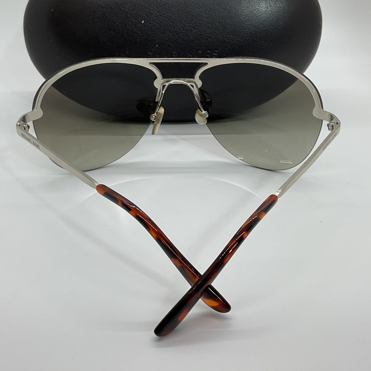 MICHAEL KORS Kai M2068S Men's Silver Tone Lens Aviator Sunglasses- 62[ ]15 130