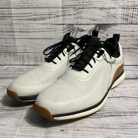 Johnston & Murphy XC4 H1 Luxe Hybrid Golf Light Grey Athletic Shoe Men's 11
