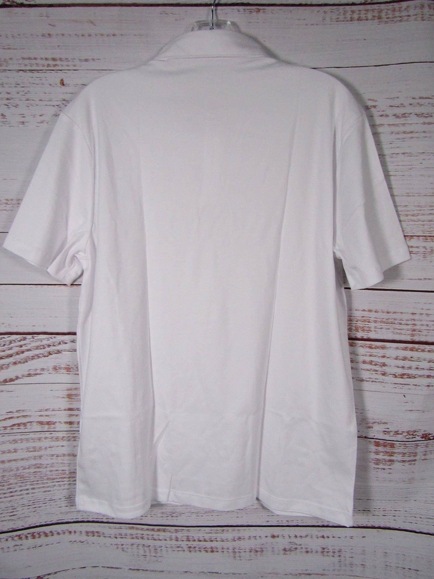 Charles Tyrwhitt White Short Sleeve Jersey Polo Shirt Size M