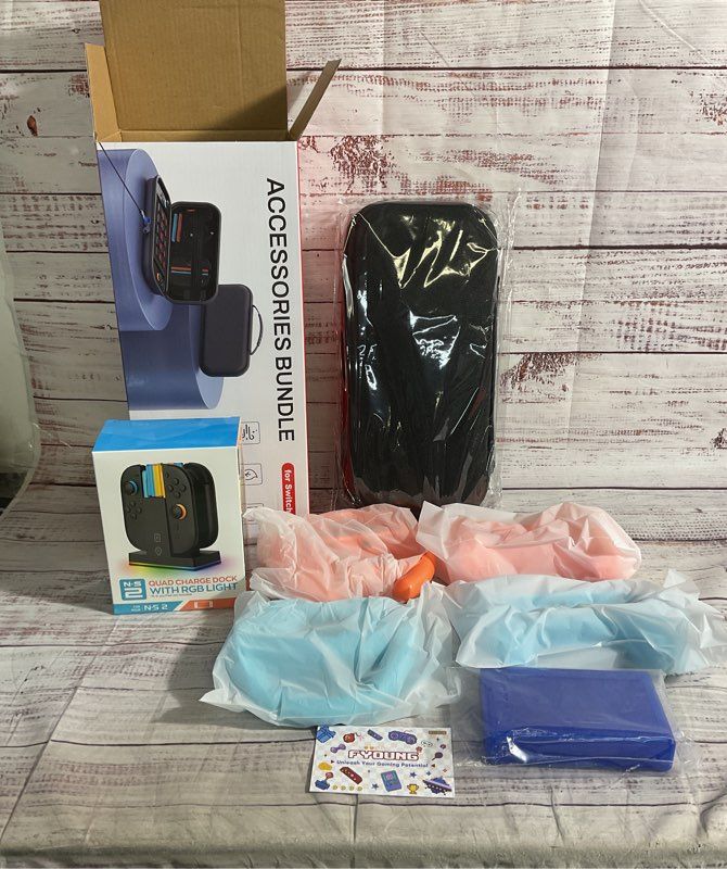 NEW Accessories Bundle for Switch 2 Kit - Console Case- Controller Accessories