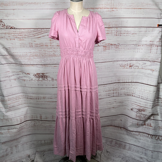 NWT ANTHROPOLOGIE Women's Pink Lila Sommerset Long Dress- SZ M