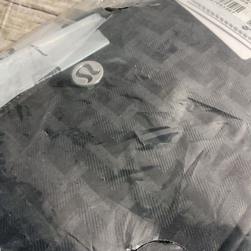 NWT Lululemon City Essentials Mini Black Jacquard Monogram Shoulder Bag