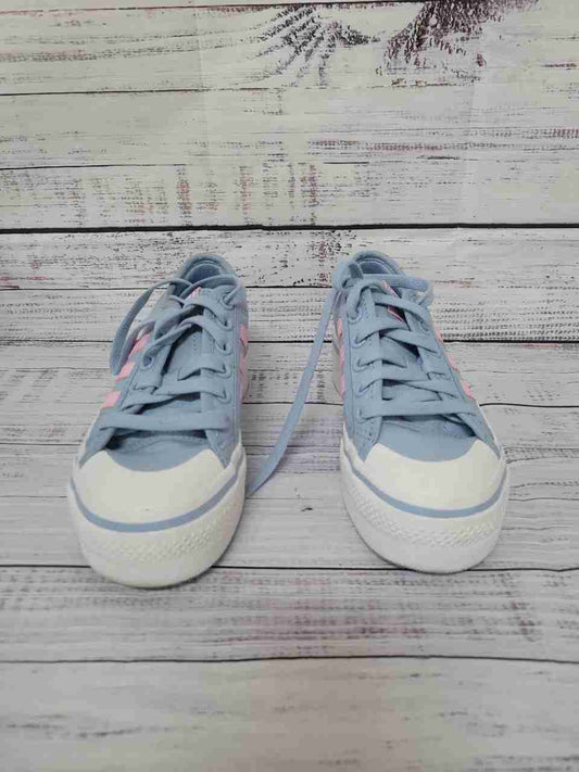 Women's adidas Nizza Platform Blue w/Pink Size 5
