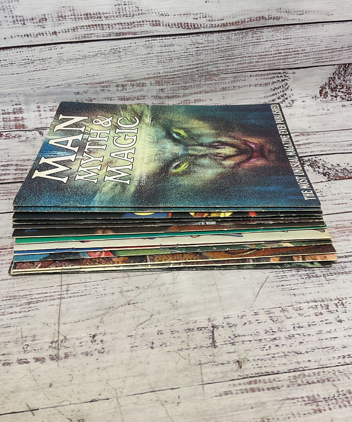 Man Myth & Magic Magazine Lot Of 13 1, 1, 2, 3, 4, 5, 6, 7, 8, 9, 10, 11, 13