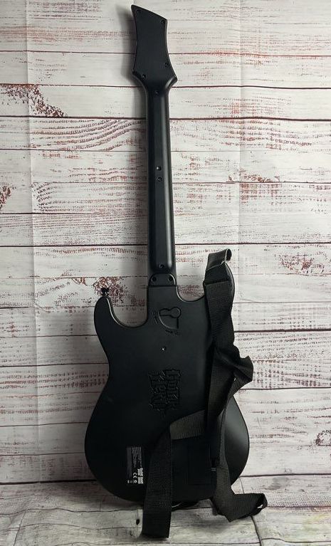 Sony PlayStation Activision Lot of 2 Guitar Hero Slash Star Guitars Red Black