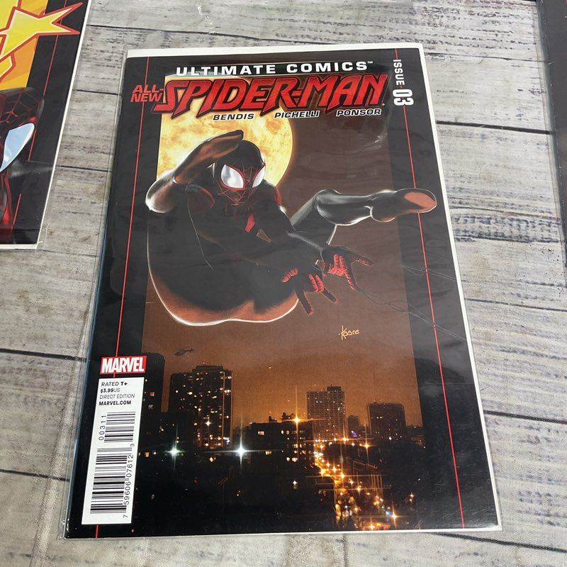Ultimate Comics All-New Spider-Man #1-6 Bendis Miles Morales Comic Book Set 2011
