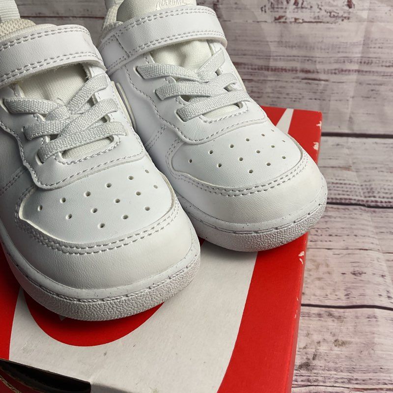 Nike Court Borough Low Recraft White Toddler Sneaker Size 8C