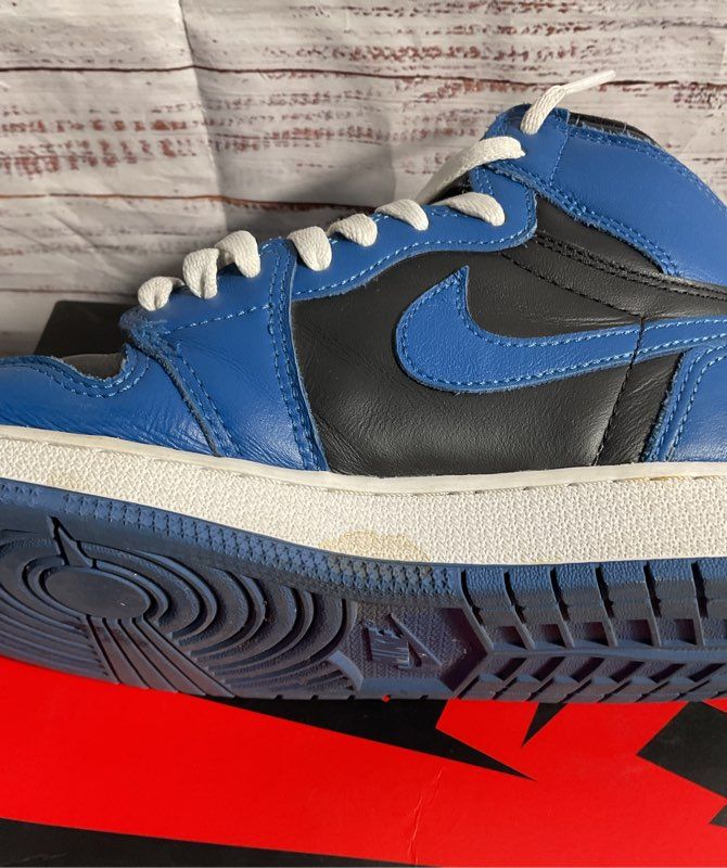 Nike Air Jordan 1 Retro High OG GS Dark Marina Blue YOUTH Size 6.5Y 575441-404