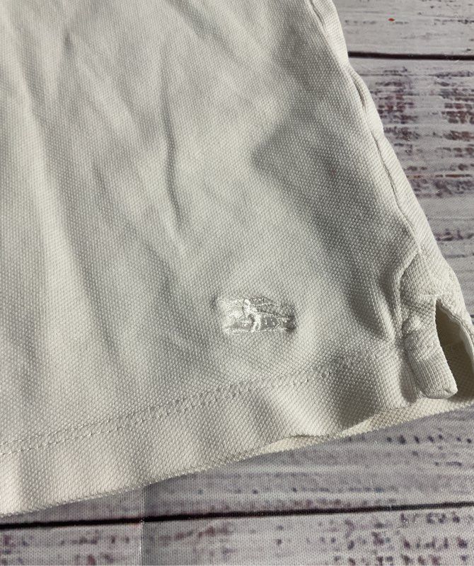 Burberry Boys White Polo Nova Check Collared Short Sleeve Shirt Size 14Y