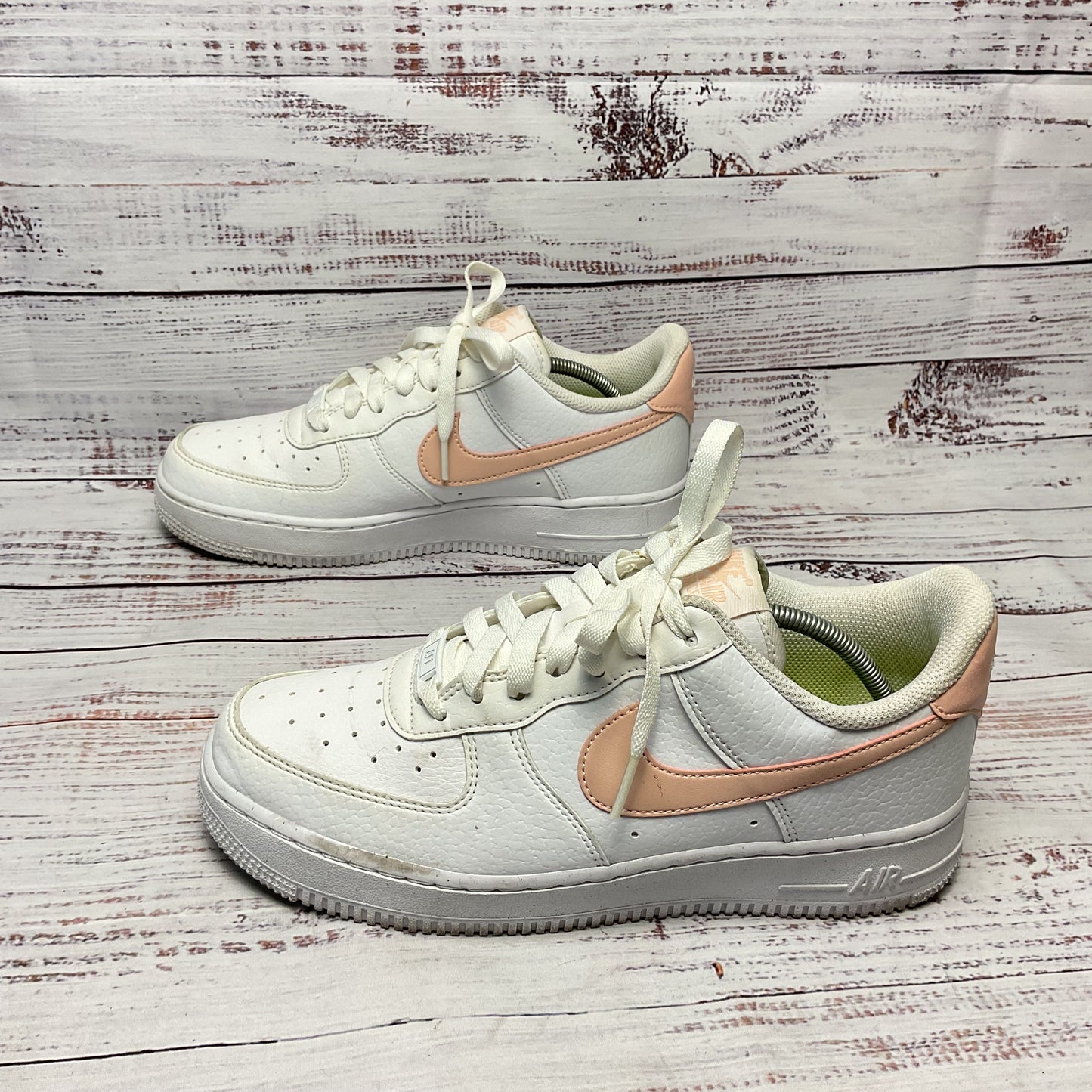Nike Air Force 1 '07 Next Nature White Pink Sneaker Shoe Women Size 8.5