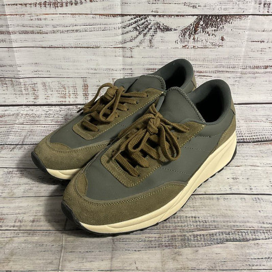 Woman by Common Projects Technical Track Tobacco Green Athletic Shoe Women's 9