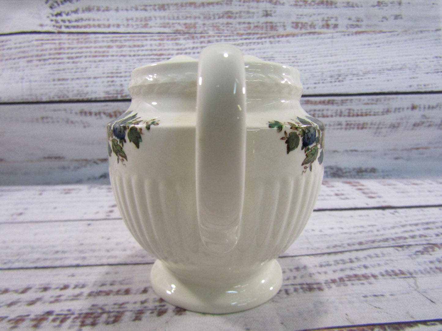 Wedgwood Conway 3 Teacups & 1 Creamer Made in England