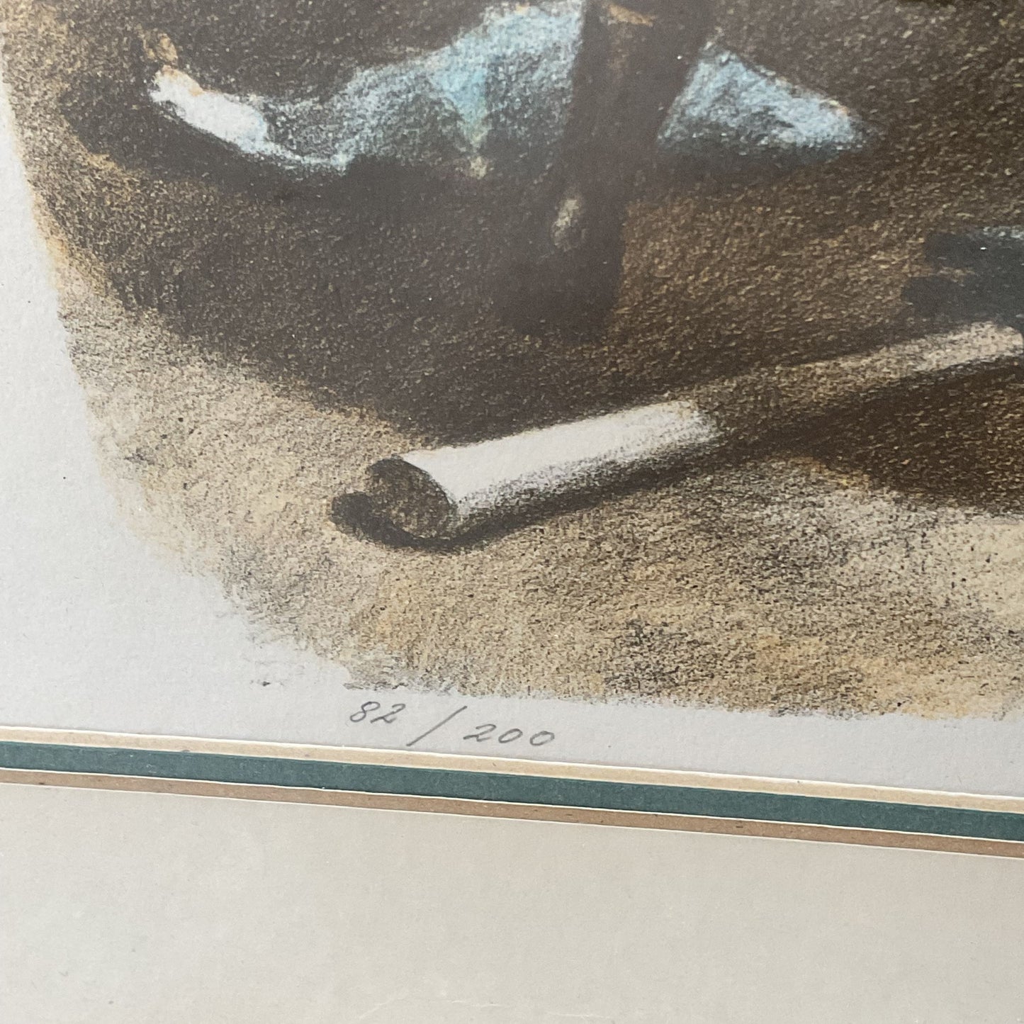 Signed & Numbered 82/200 ITZHAK HOLTZ Watchmaker Original Color Lithograph