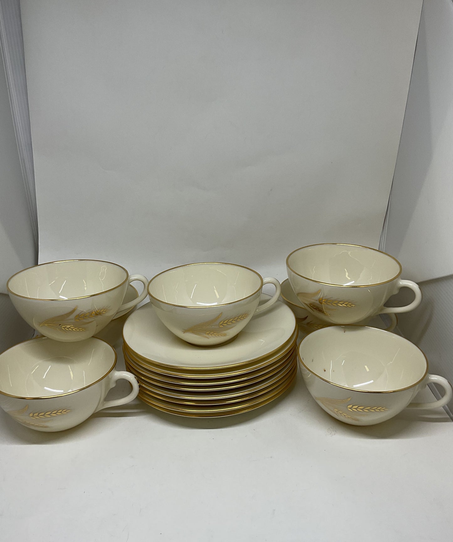 Wheat By Lenox China Set Dinner, Salad Plates Cups Saucers Serving Platter Bowl