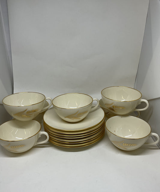 Wheat By Lenox China Set Dinner, Salad Plates Cups Saucers Serving Platter Bowl