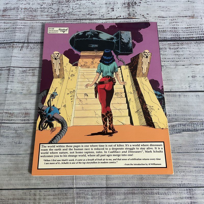 VTG. 1989 Cadillacs & Dinosaurs Mark Schultz Ungraded Kitchen Sink Graphic Novel