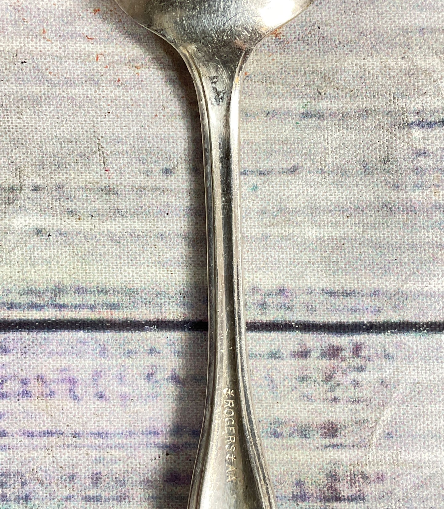 Wm A Rogers Mayflower Set of 6 Teaspoons Silver Plated