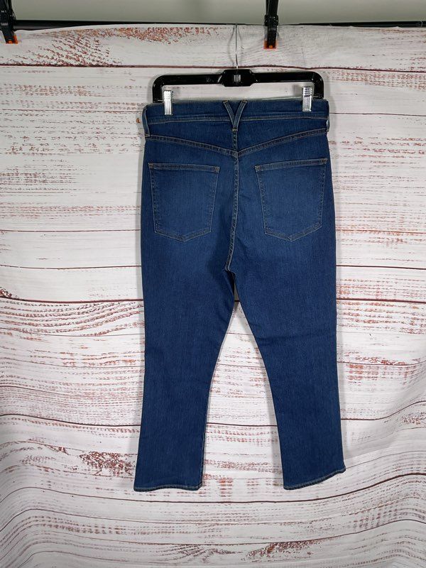 Veronica Beard Carly Kick Flare High Rise Women's Blue Jeans Size 31