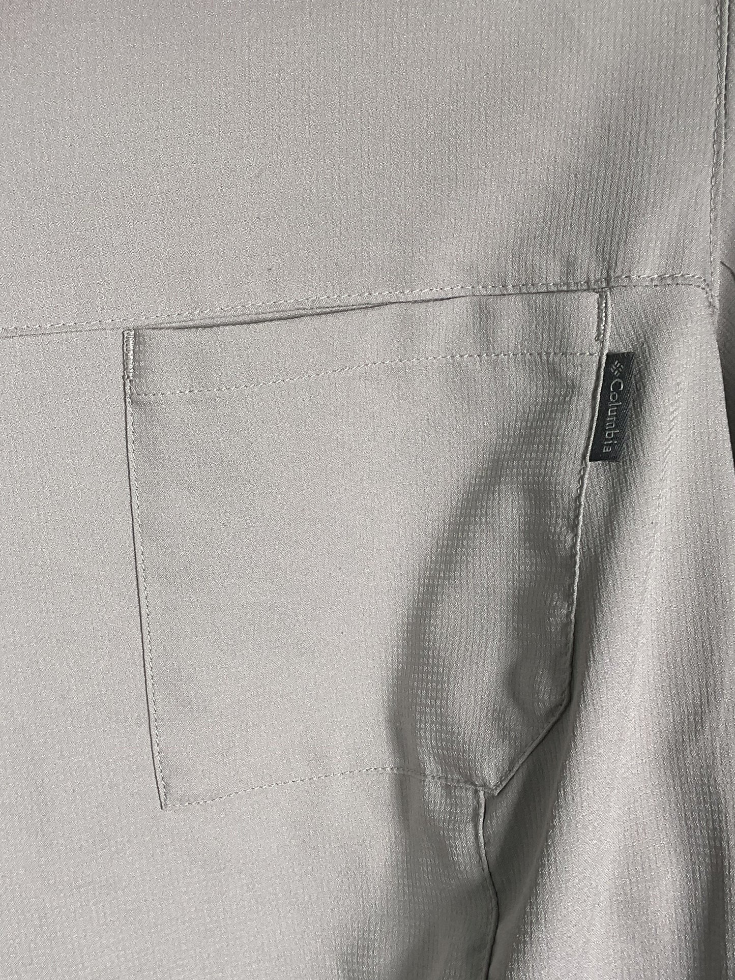 Columbia Gray Insect Blocker Button Up Shirt - Size L