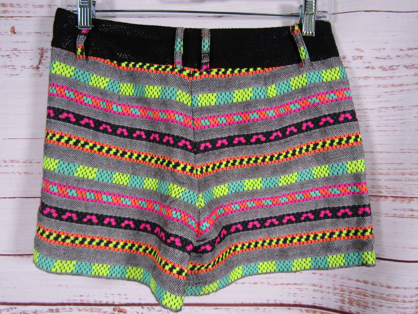 Milly Women's Multi-Color Cotton Blend Shorts Size 0