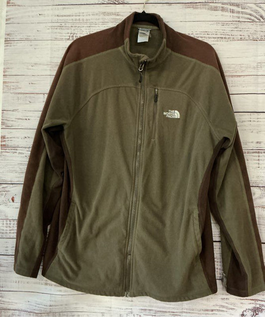 Men's The North Face Olive Green/Brown Jacket Size L