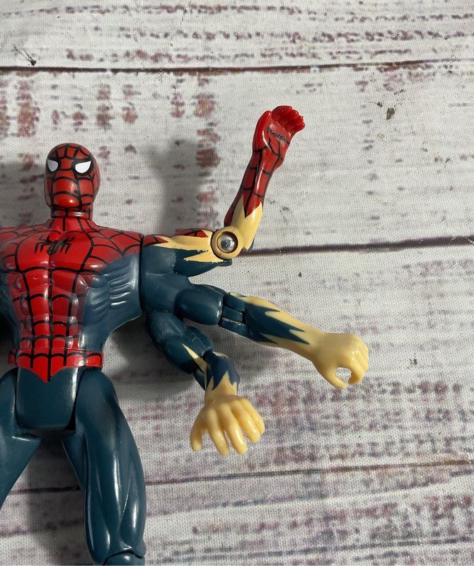 Six Armed Spider Man Monster Mayhem 1995 Toybiz Animated Series 6 Arms