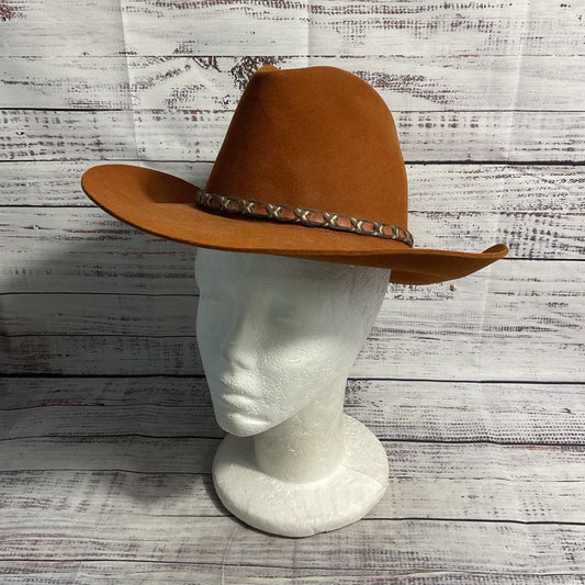 VTG. Resistol Stagecoach Caramel Brown Self-Conforming Western Cowboy Hat 6 3/4