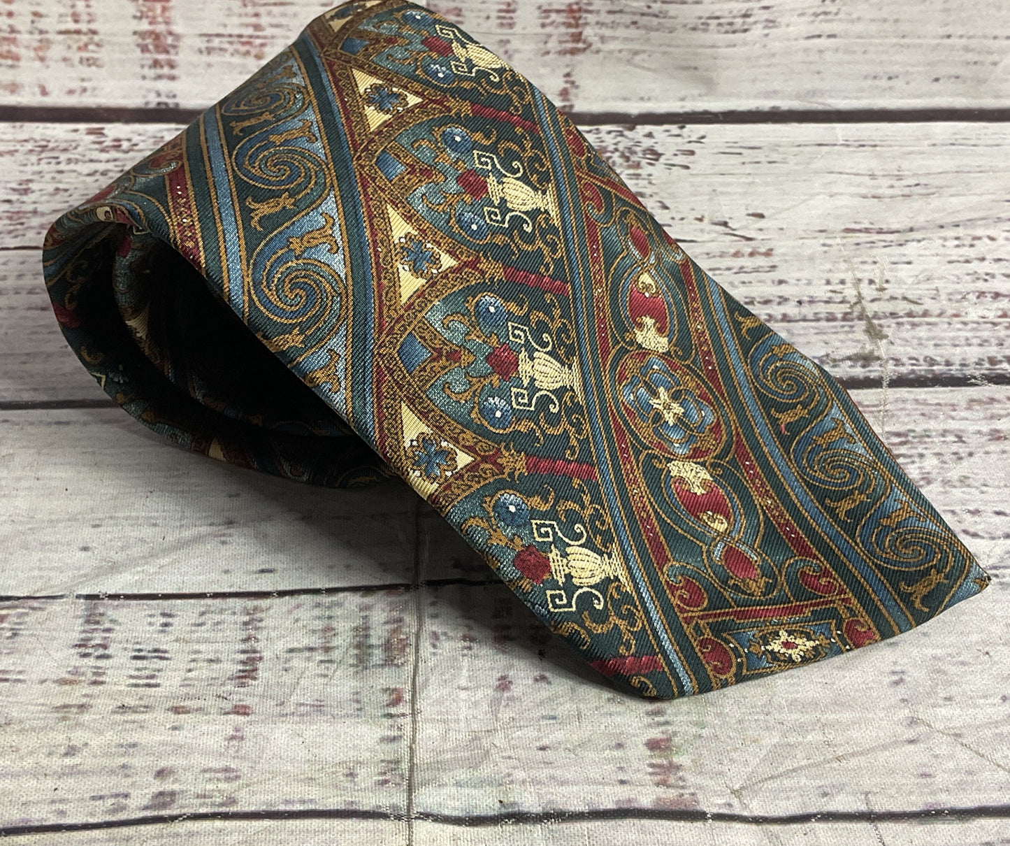 Bill Blass Lot of 4 Multicolor Ties OS