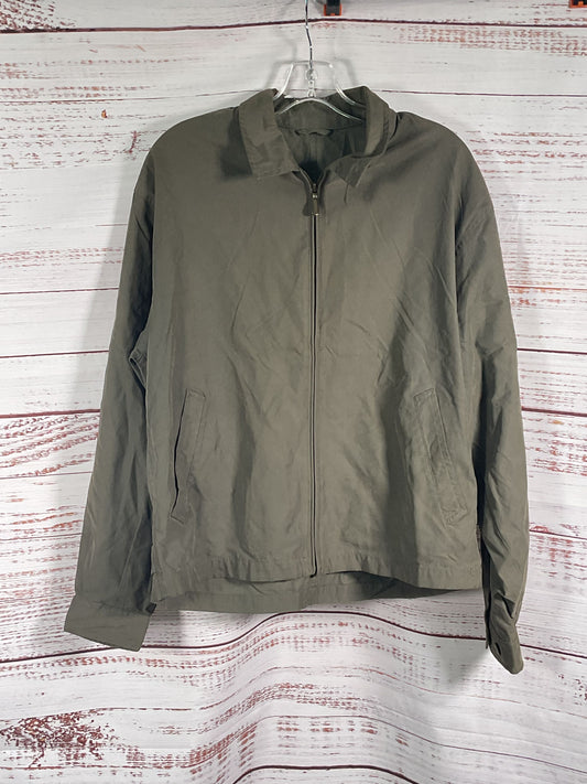London Fog Green Zip Up Jacket - Size M