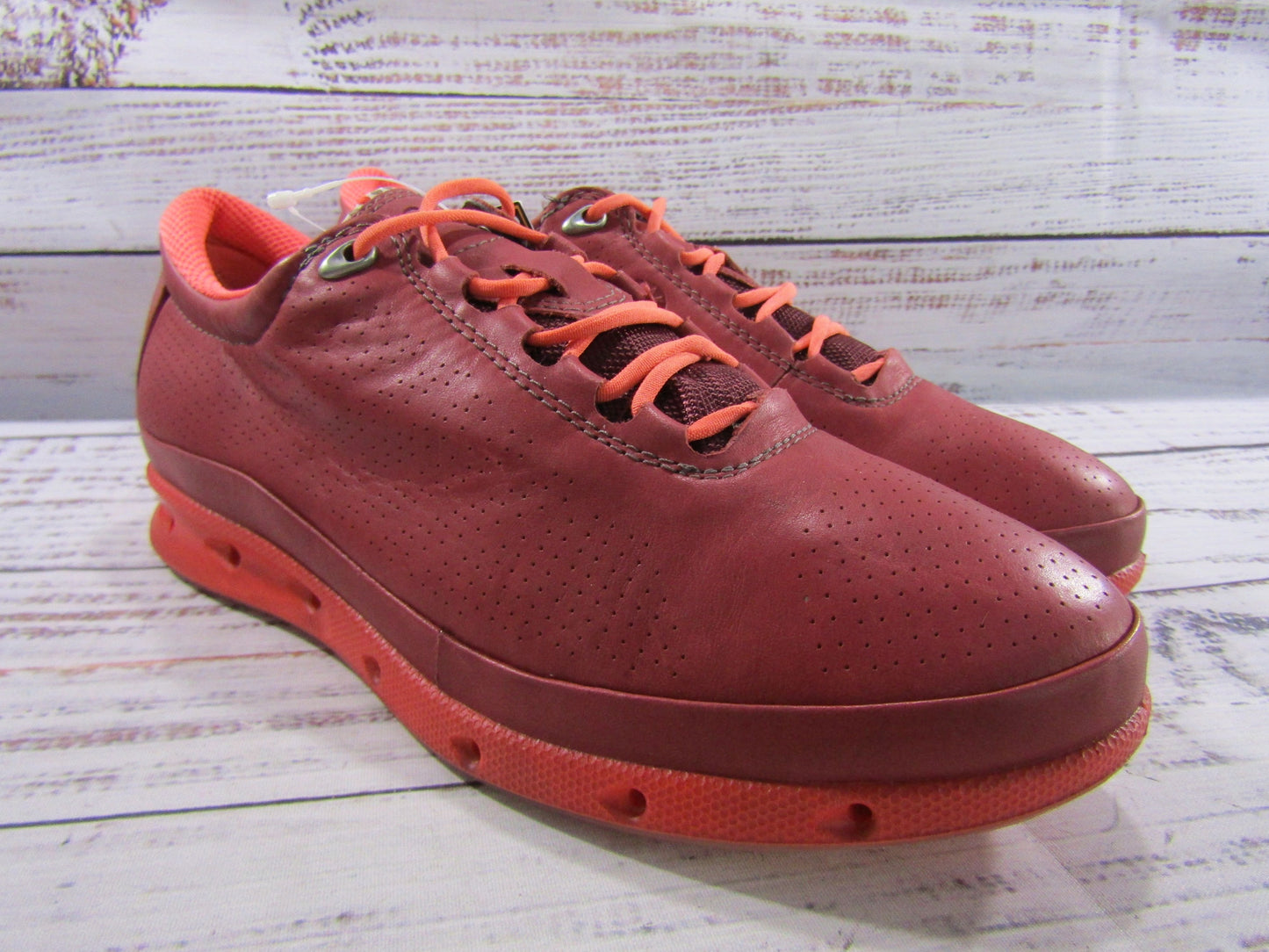 Ecco Cool Pro Women's Blue Leather Gore-Tex Waterproof Golf Shoes Size 6