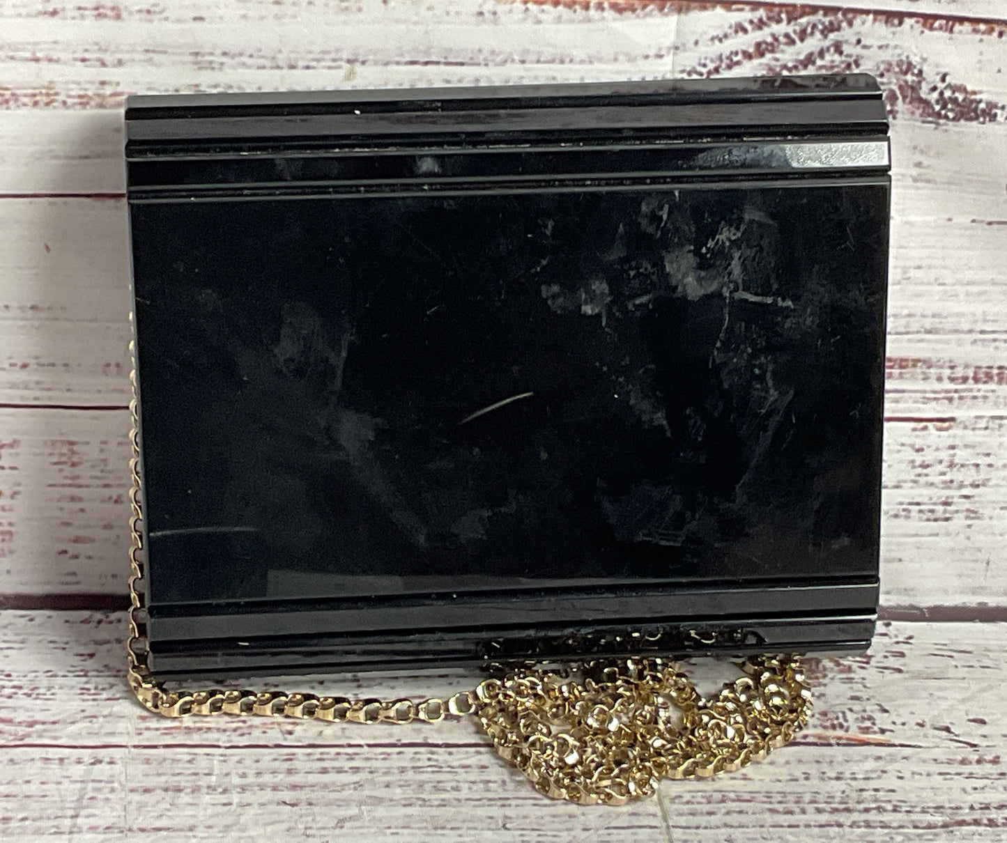 Jimmy Choo Candy Acrylic Evening Bag Black