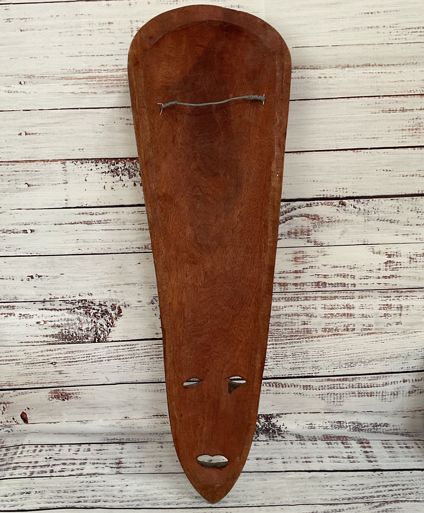 Vintage Handcrafted Wood Haitian Tribal Mask