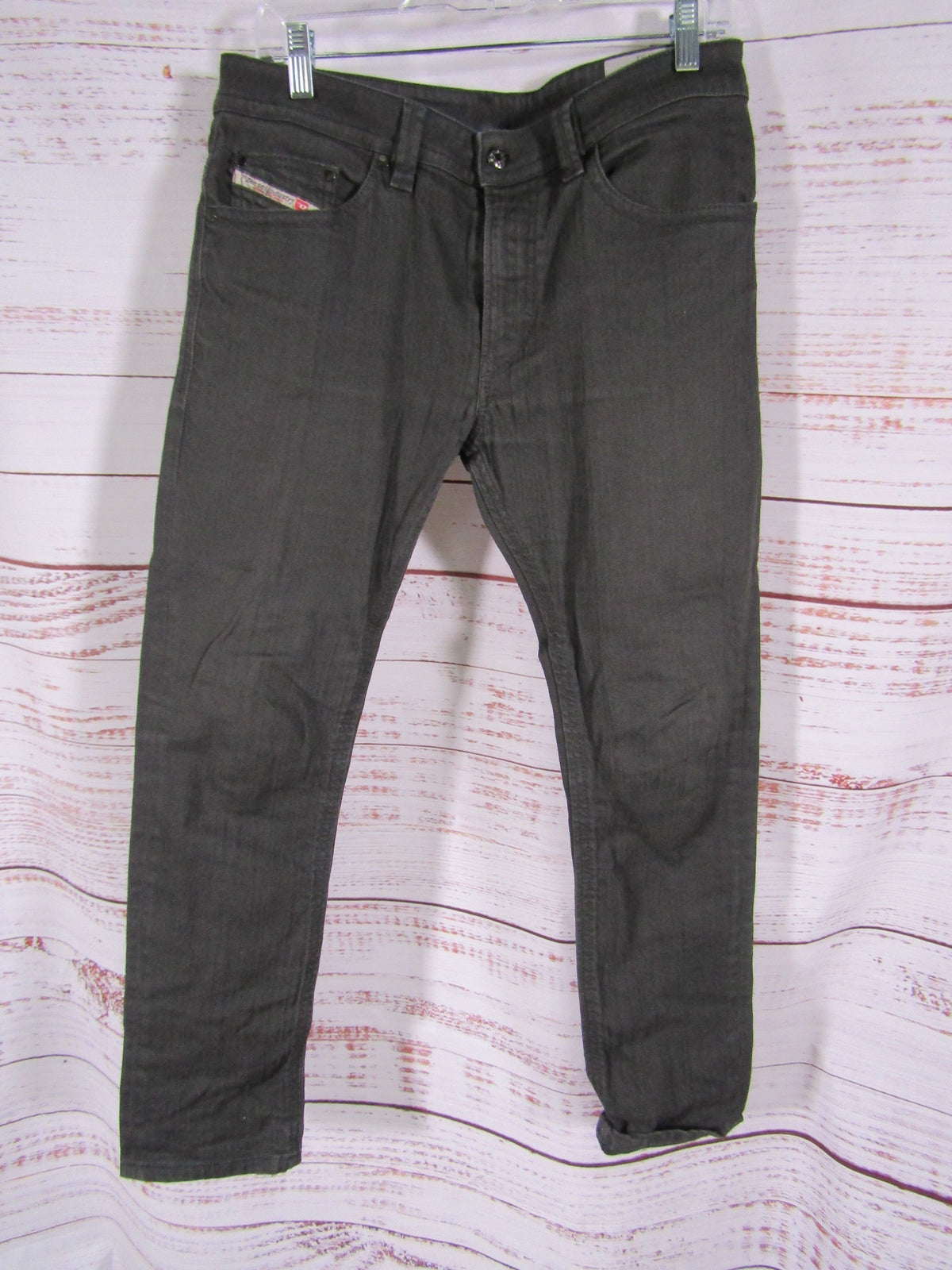 Diesel Thavar Men's Gray Denim Slim Jeans Size 31