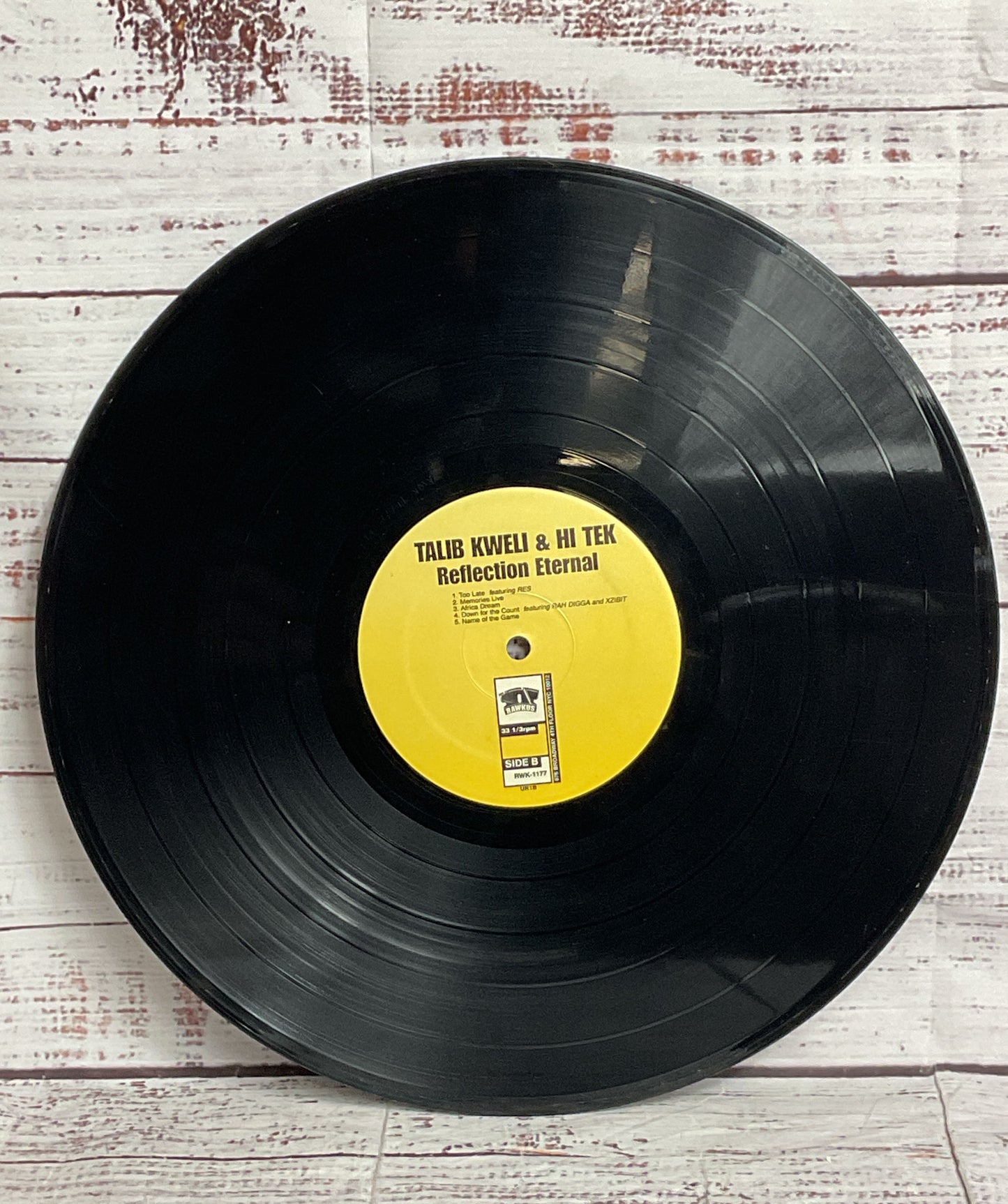 Talib Kweli & Hi Tek Reflection Eternal: Train of Thought Signed Vinyl