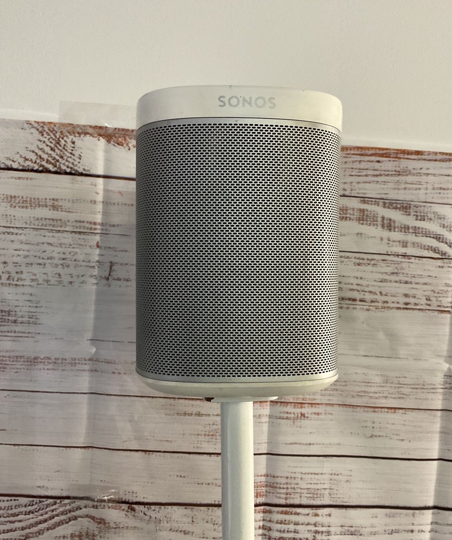 Sonos Play 1 Speakers With Flexson Floor Stands White