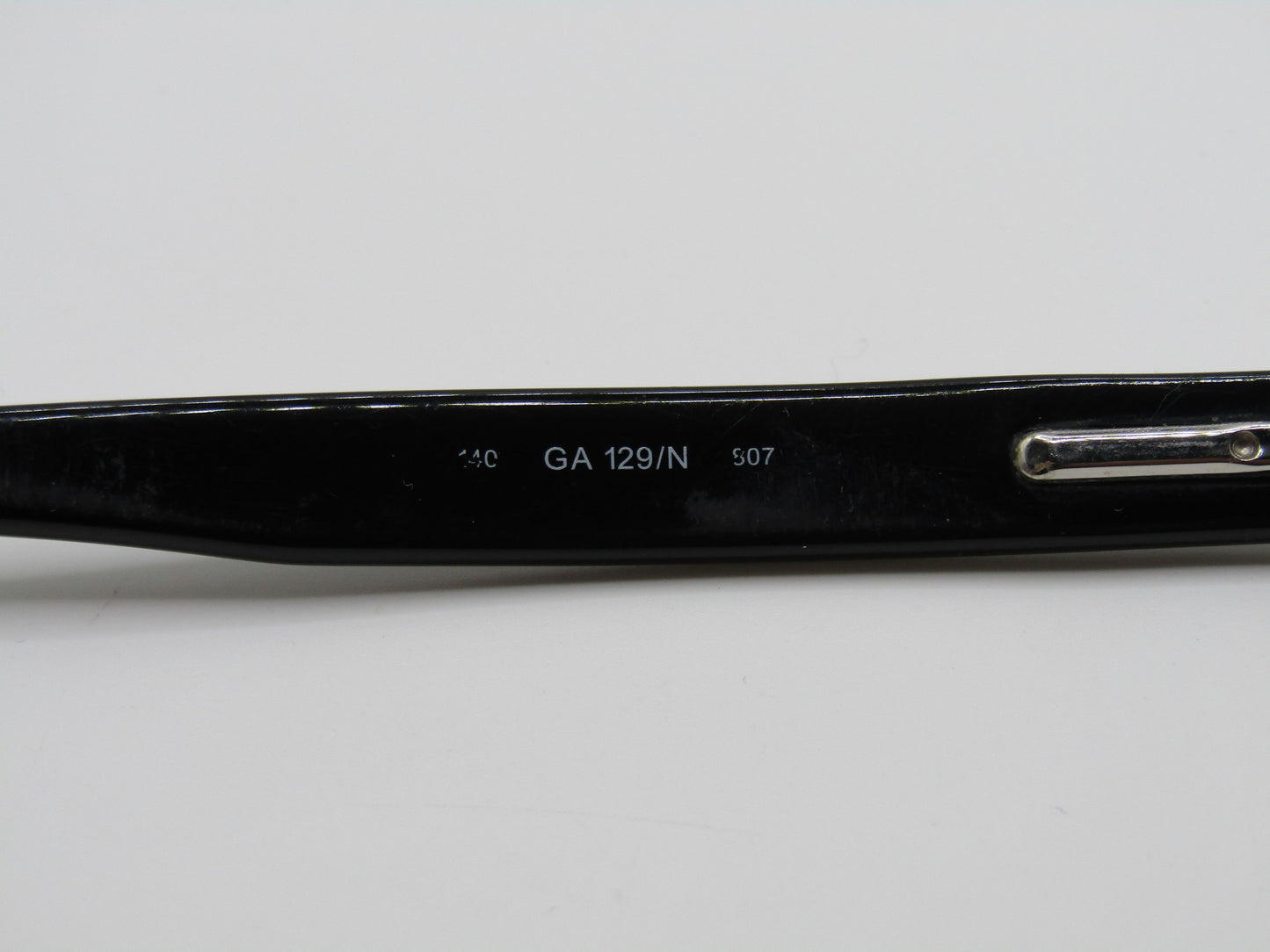 Giorgio Armani GA129 Women's Black Rectangular Eyeglasses Frame Made in Italy