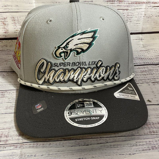 NEW NFL Philadelphia Eagles Superbowl LIX Championship Snapback Hat