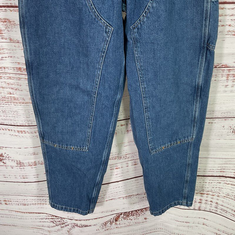 Carhartt WIP Work in Progress Double Knee Loose Tapered Barrel Jeans - Size 25