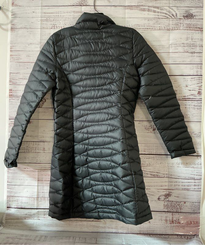 Women's Patagonia Black Mid Length Down Coat Size S