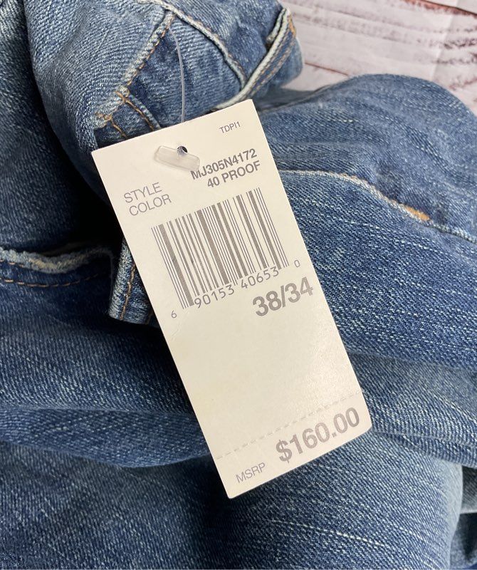 Earl Jean Men's 72 Boot Cut Jeans Blue 38/34